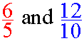 equivalent fractions