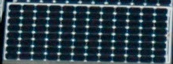 solar panels subdivided in equal subparts as an example of fractions